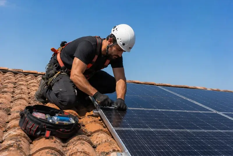 Maintenance et monitoring de panneaux solaires à Saint-Michel-de-Lanès