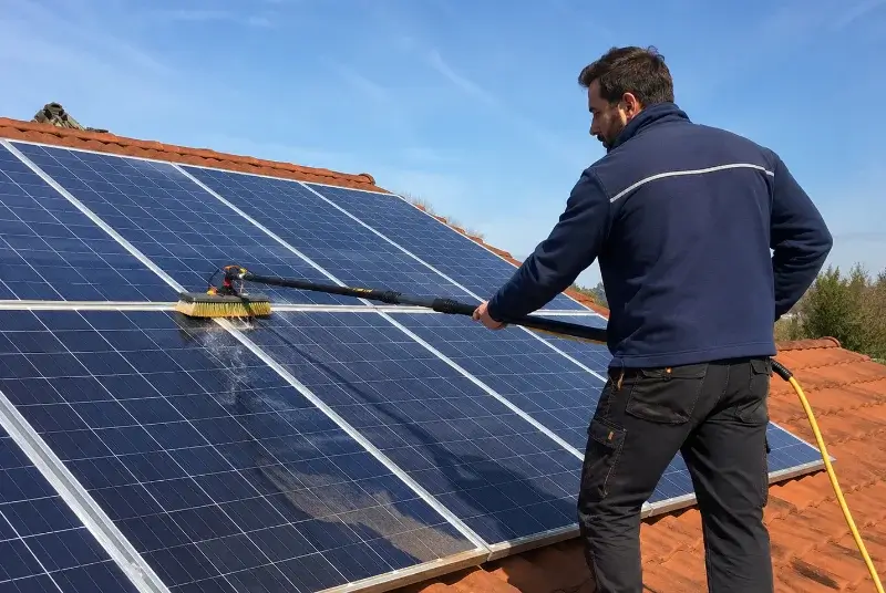 Nettoyage et entretien de panneaux solaires à Saint-Michel-de-Lanès